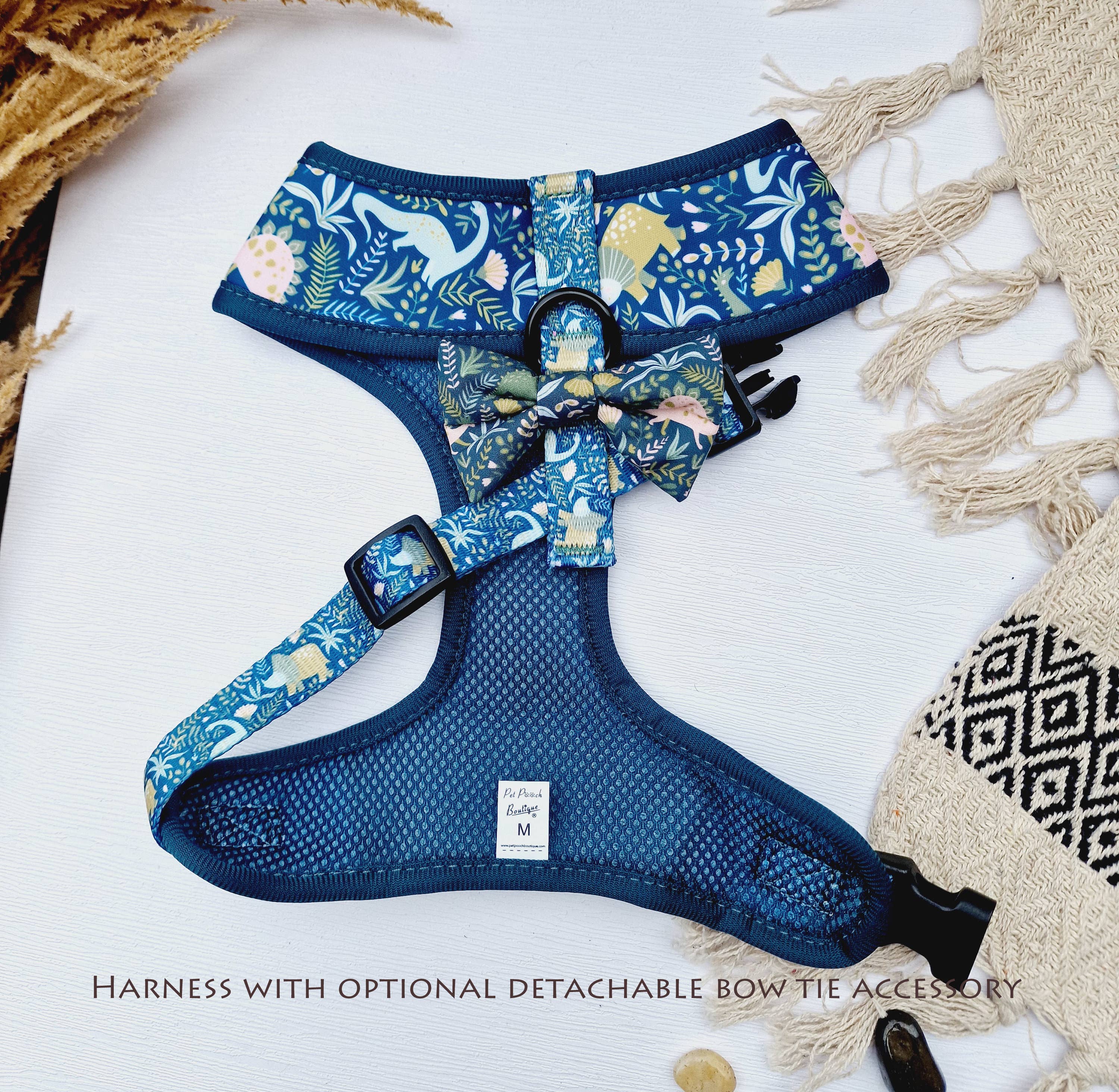 Pet Pooch Boutique - Wholesale Pet Harness - Dog - Dino Rawr Dinosaur Dog Harness With Optional Bow Tie9