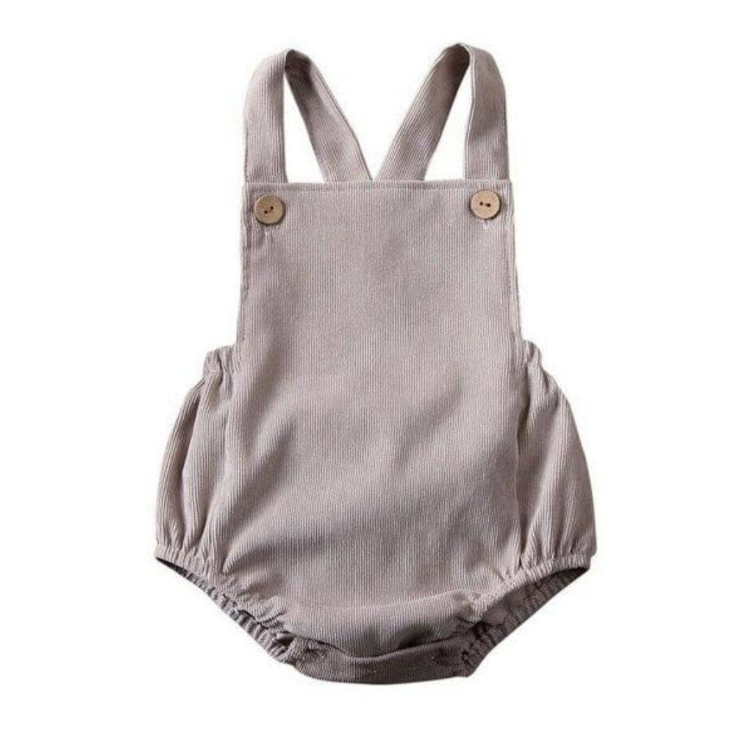 Fennco Styles - Vente Body (sans pieds) – bébé - Barboteuse bébé dos nu en velours côtelé0