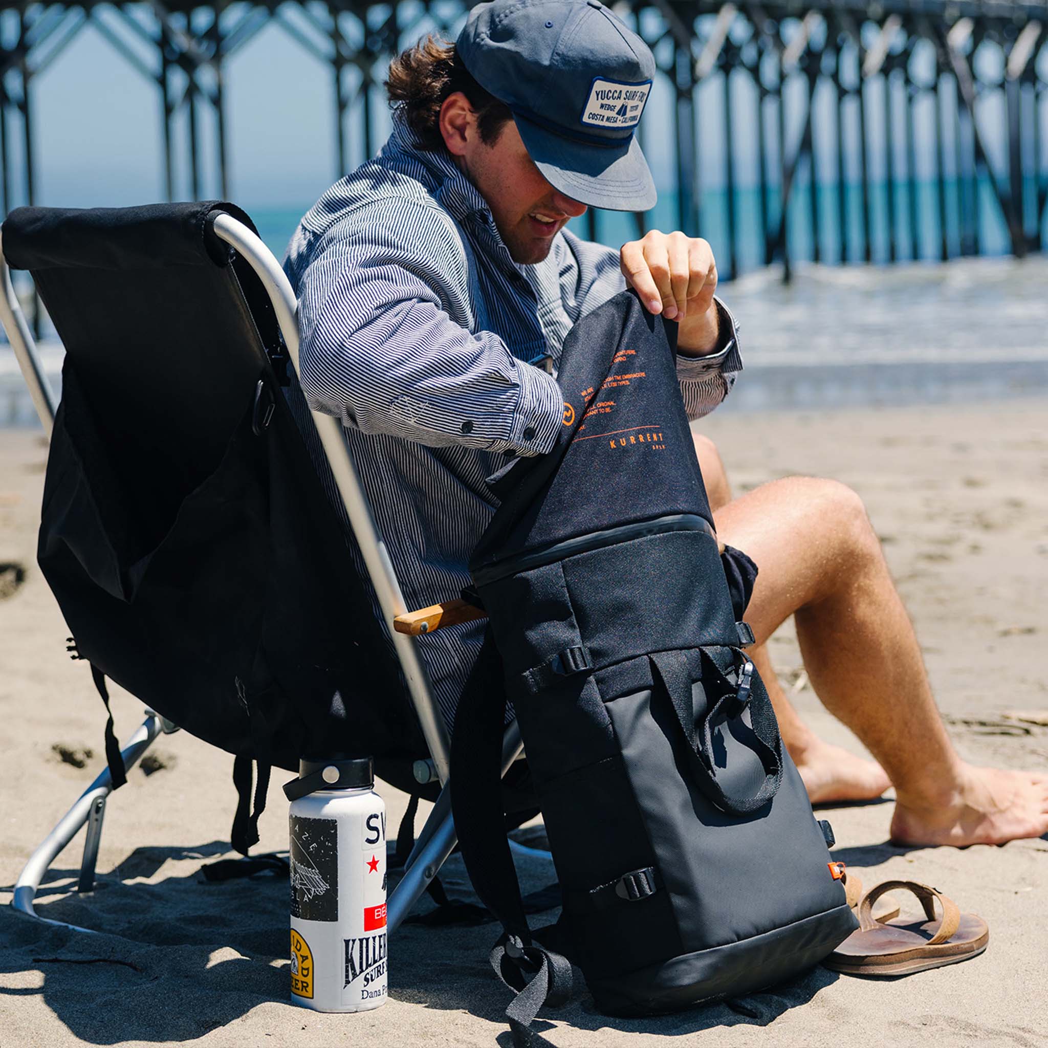 Kurrent Supply - Wholesale Backpack - Unisex - The Mullet in Black Mantra4