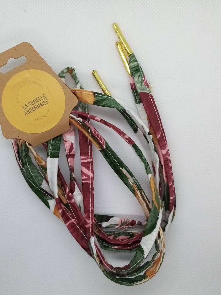 Printed laces for wholesale by La Semelle Ardennaise