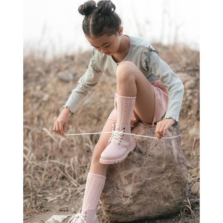 Kleine Tijntje - Venta al por mayor Jersey de punto - Niños - Cárdigan con volantes para niños