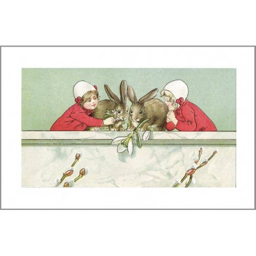 Postcard big rabbits for wholesale by LUDOM EDITION