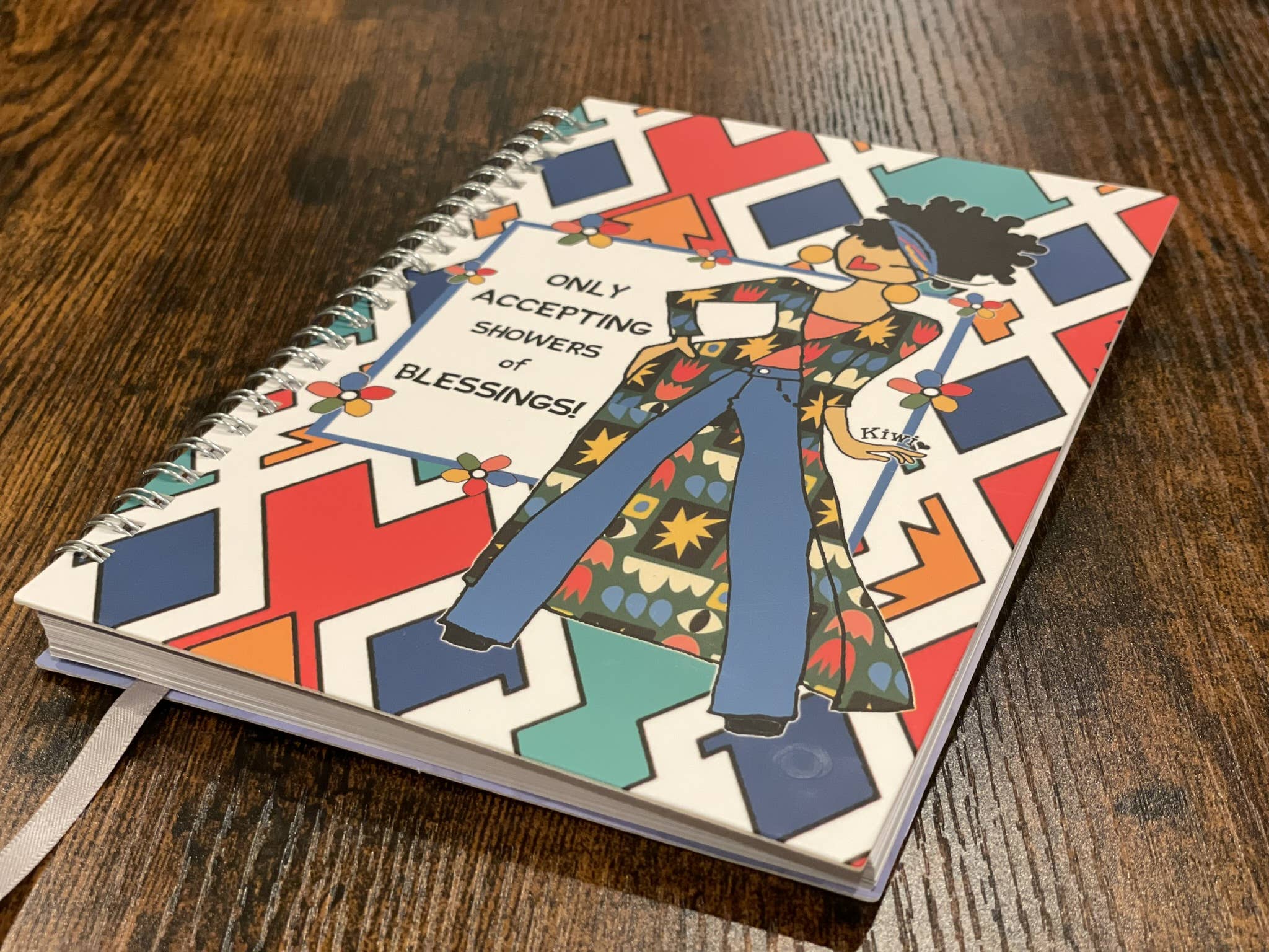 Shades of Color, LLC – wholesale Journal/diary – Only Accepting Showers of Blessings Wired Journal1