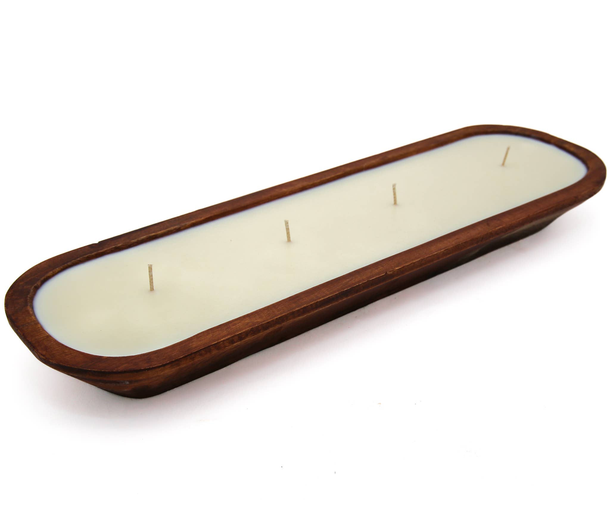 Forever Green Art - Wholesale Jar/Filled Candle - 19" Bread Bowl Candles | Mango Wood3