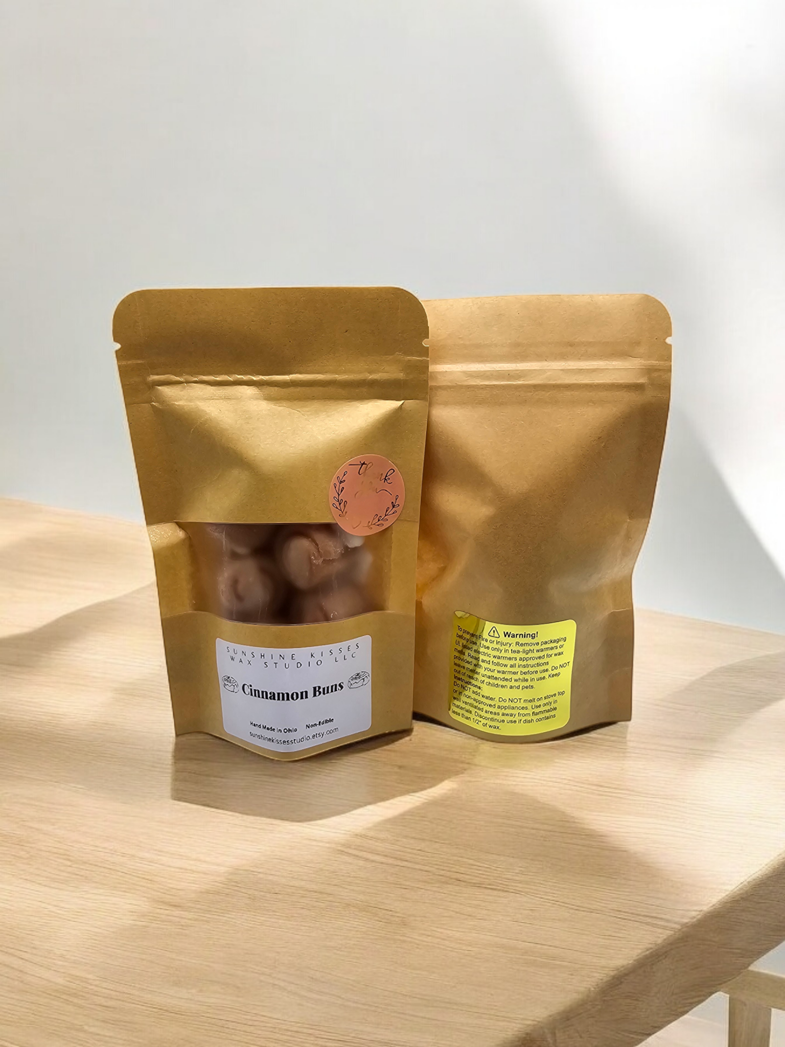 Sunshine Kisses Wax Studio LLC - Wholesale Wax Melt - Cinnamon Buns Wax Melts3