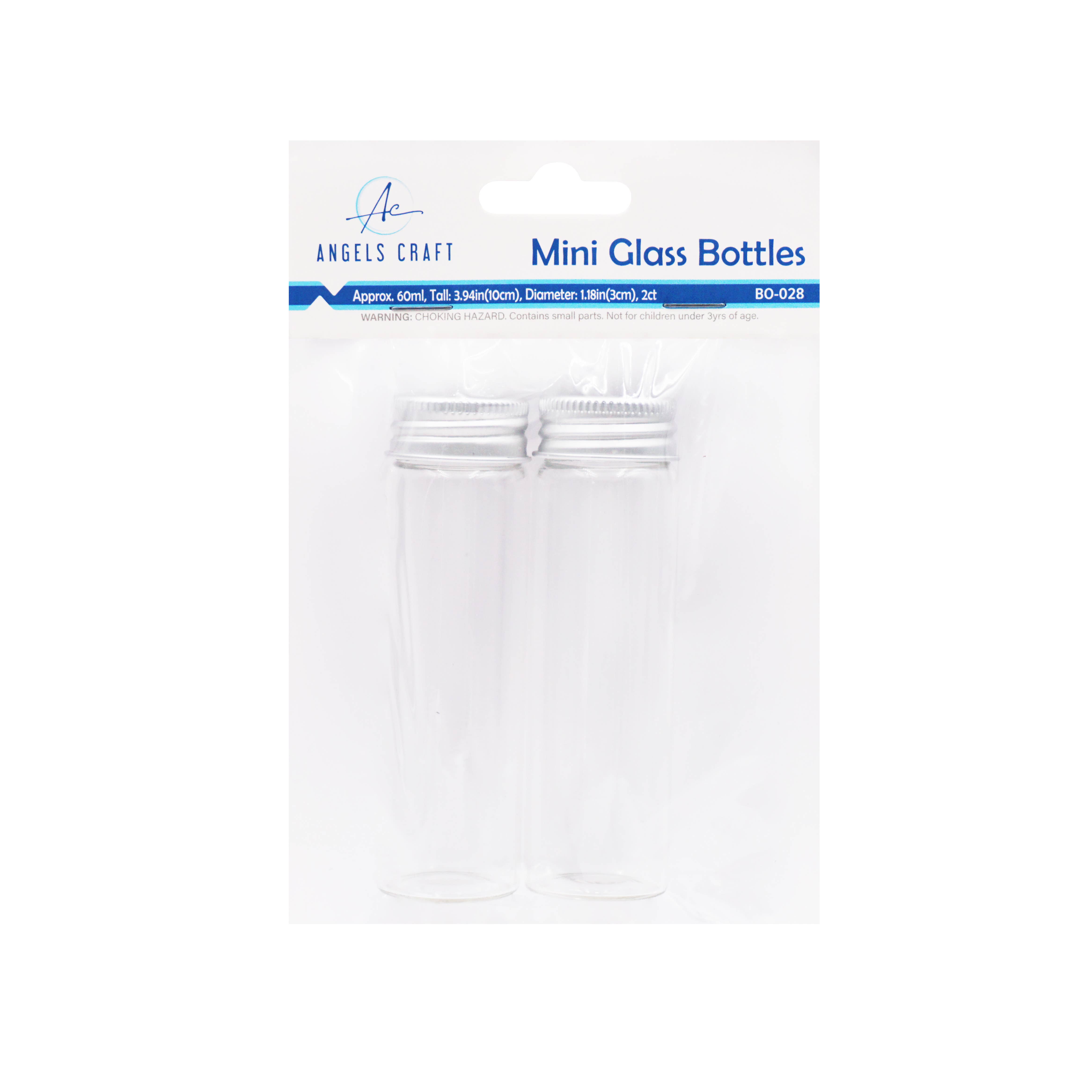 Angels Craft - Wholesale Jar - Small Glass Bottle w/ Screw Cap14