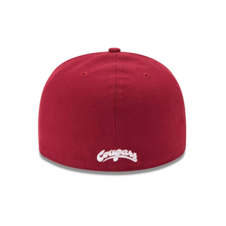 Rat City Skate Shop - Wholesale Flat Brim Cap - Unisex - Washington Cougars 59fifty New Era Crimson Red Fitted Hat