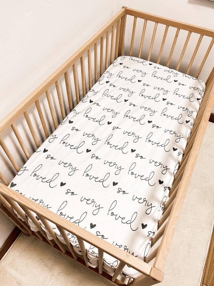 So loved Crib Standard Sheet for wholesale by Suga Bums LLC
