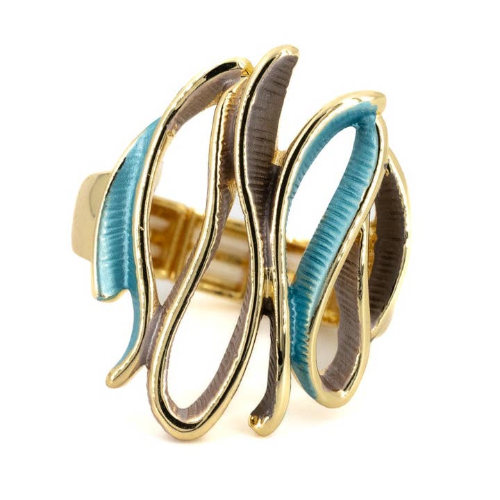 Curved ring for wholesale by KLK
