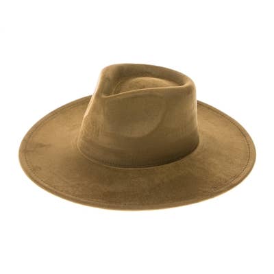 DNMC - Wholesale Fedora - Women's - Vegan Suede Rancher Hats - NEW COLORS!15