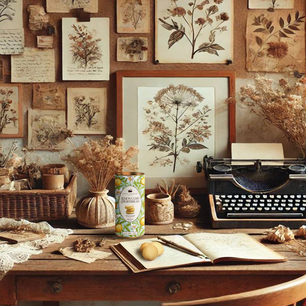 Lady Joseph - Wholesale Cookie - Butter and lemon cookies Lemon curd shortbread 130g2