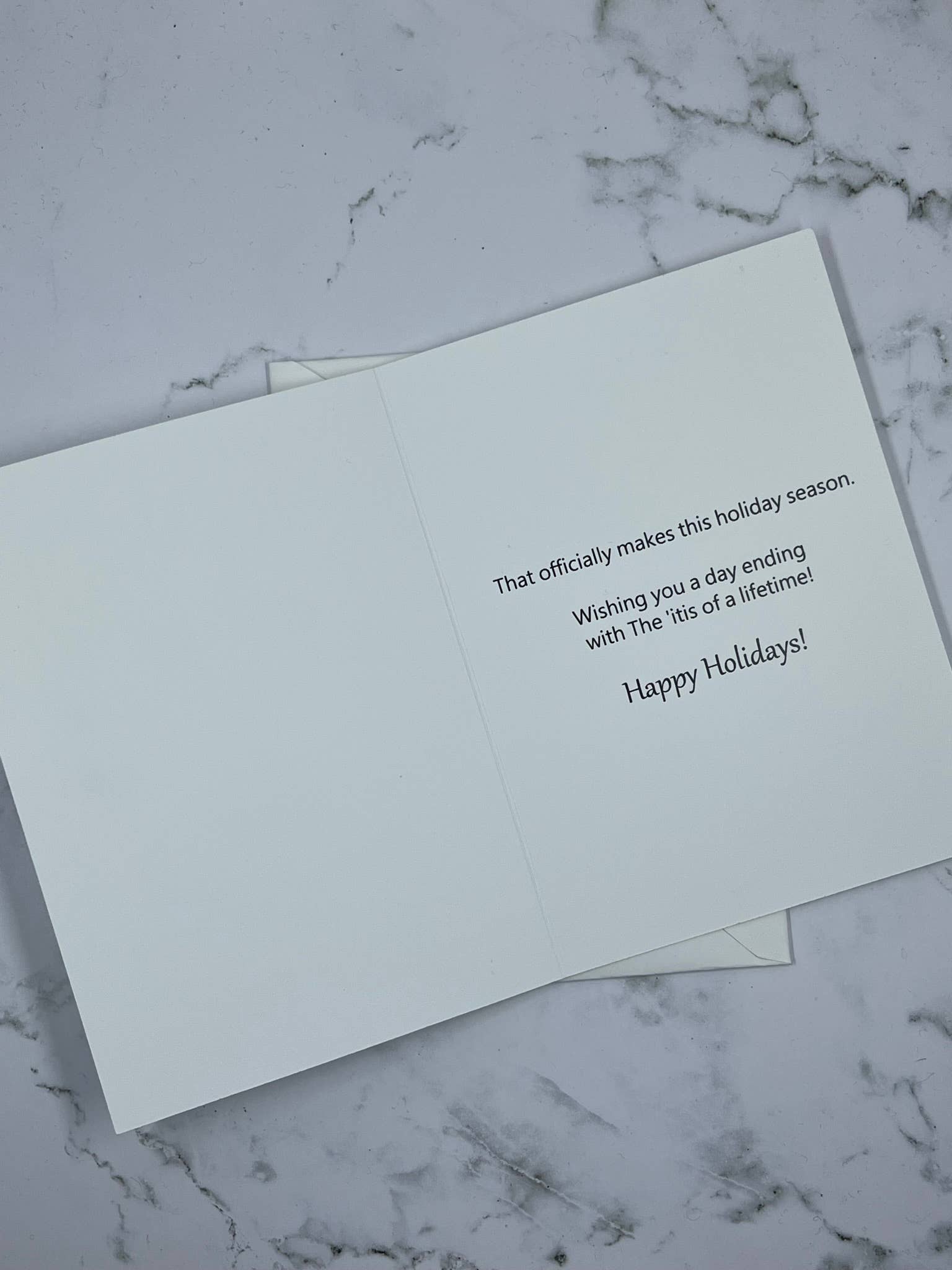 D. Johnson & Co Greetings - Wholesale Season's Greetings Card - It’s the … for me.5