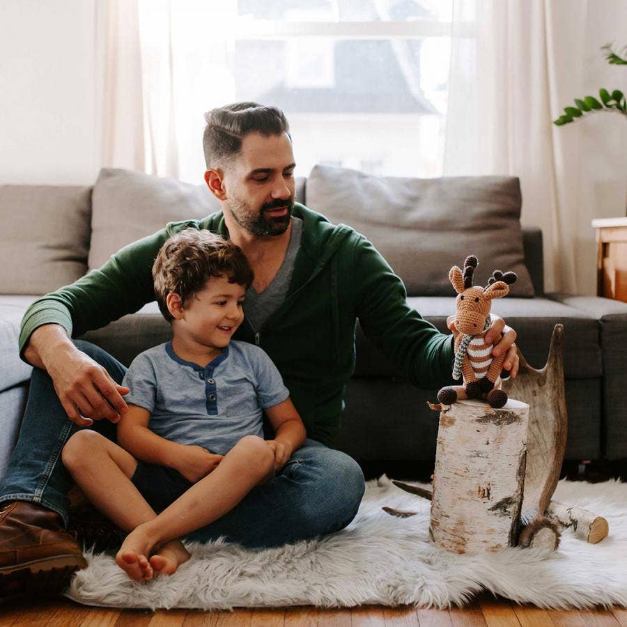 PebbleChild USA – wholesale Stuffed/plush toy – Kids & baby – Handmade Plush Moose Toy – Soft & Cuddly Companion3