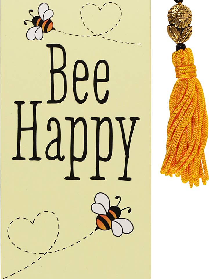 Bee Happy Beaded Bookmark for wholesale by Peter Pauper Press