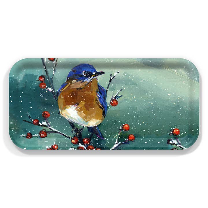 Holiday Small Trays - Barn Junco Champagne Oyster Ornaments for wholesale by Trays4Us