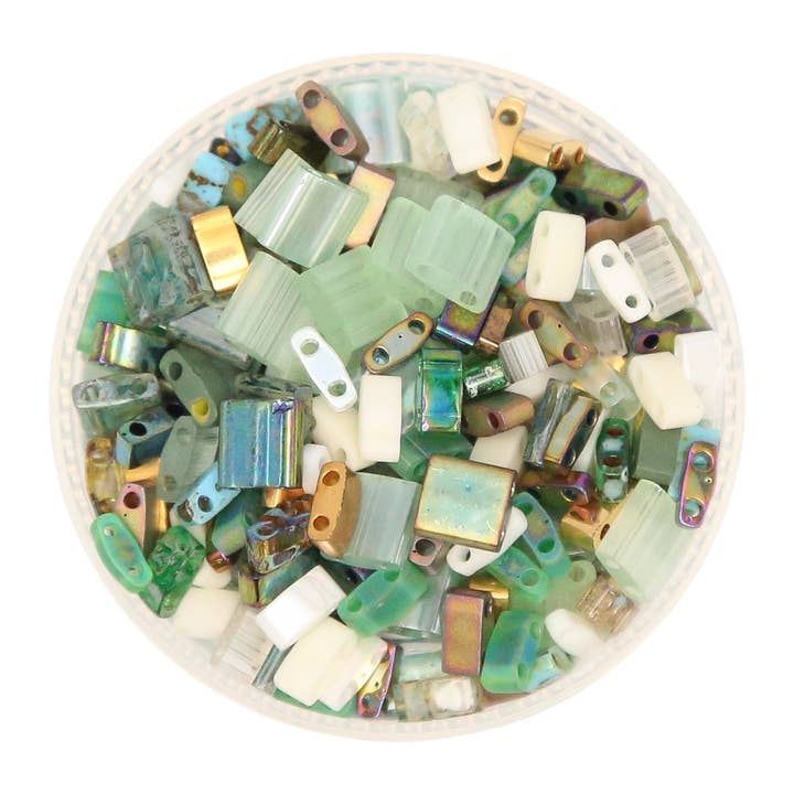 IRELAND - Green Bead Mix for wholesale by Mack & Rex