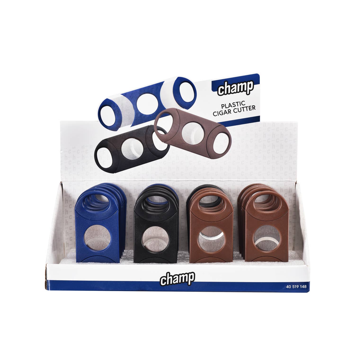 Champ by Polyflame – wholesale Humidor-/cigarrtillbehör – Färgad plastcigarrsax1