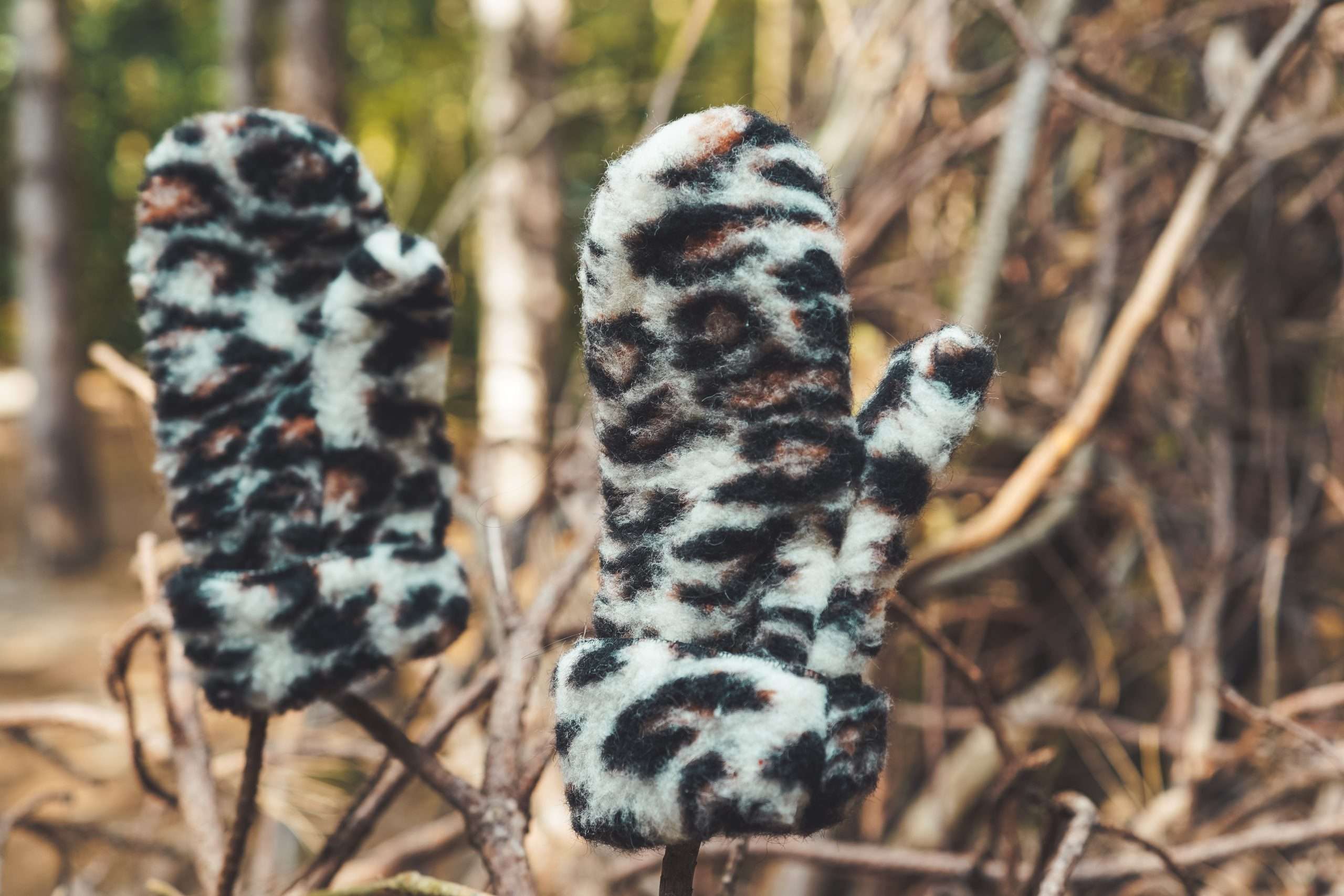 We Are Wovens - Wholesale Gloves - Women's - Wollen Wanten - Leopard2