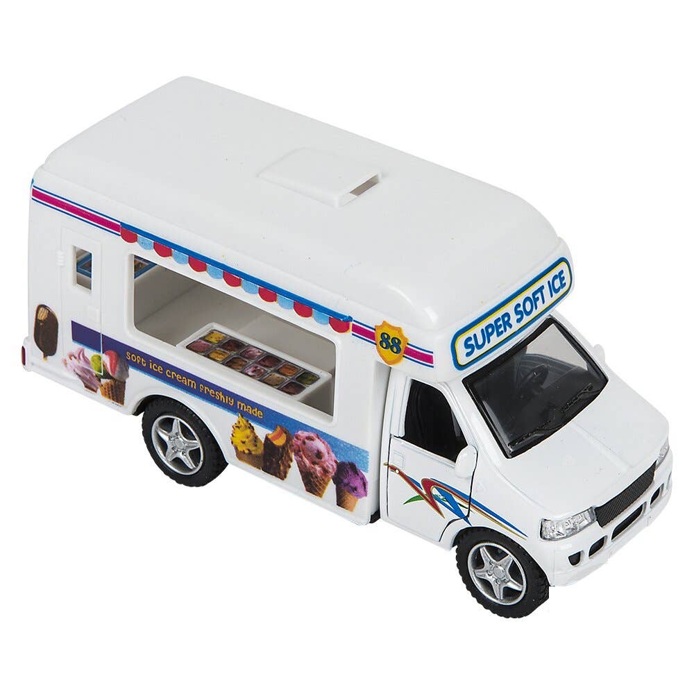 JSBlueRidge Toys - Wholesale Speelgoedauto /vrachtwagen - Kinderen - Trek Terug IJsco Fidget Truck Kinderspeelgoed2