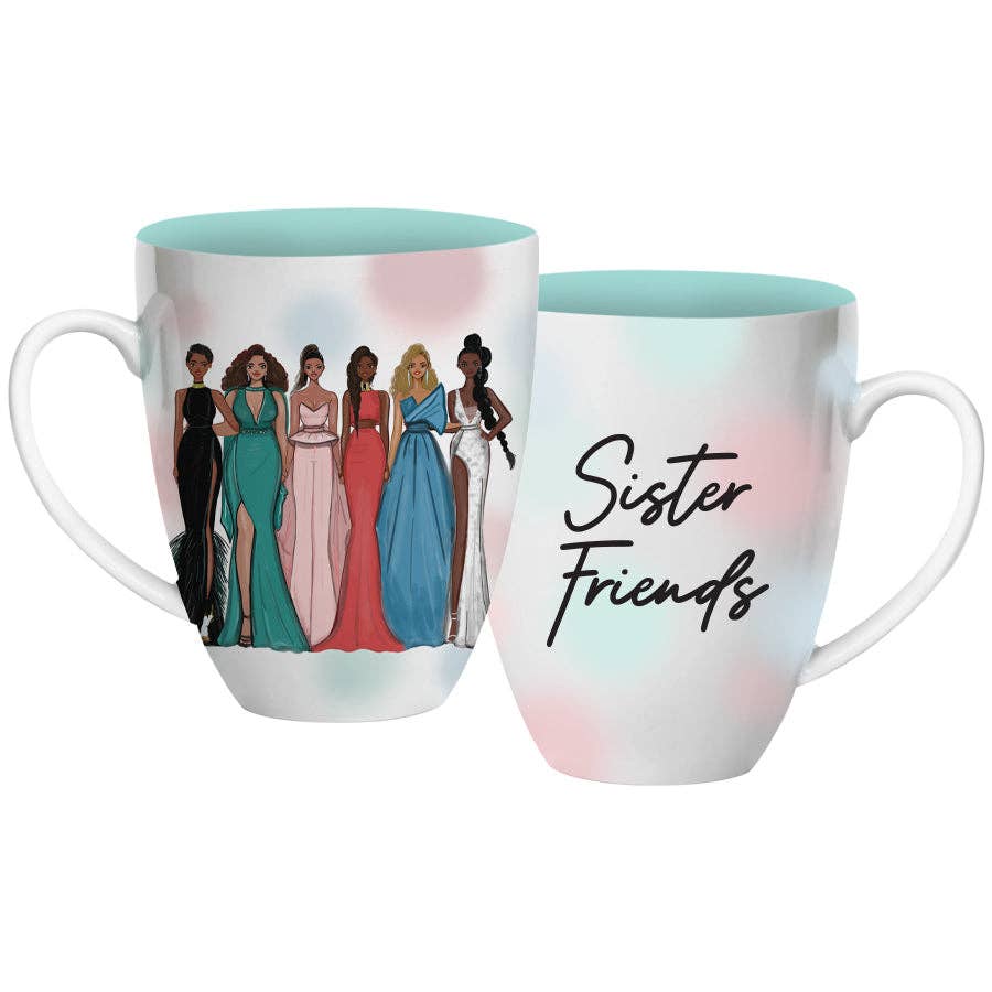 African American Expressions - Wholesale Coffee Mug - CHMUG51 Sister Friends Coffee Mug2