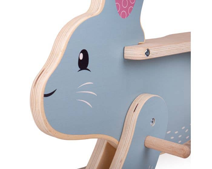 Bigjigs Toys - Vente Jouet en bois – enfant - Lapin à bascule1