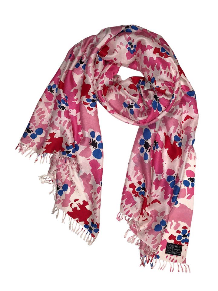 Wildflowers Silk for wholesale by Cashmere Wrappings