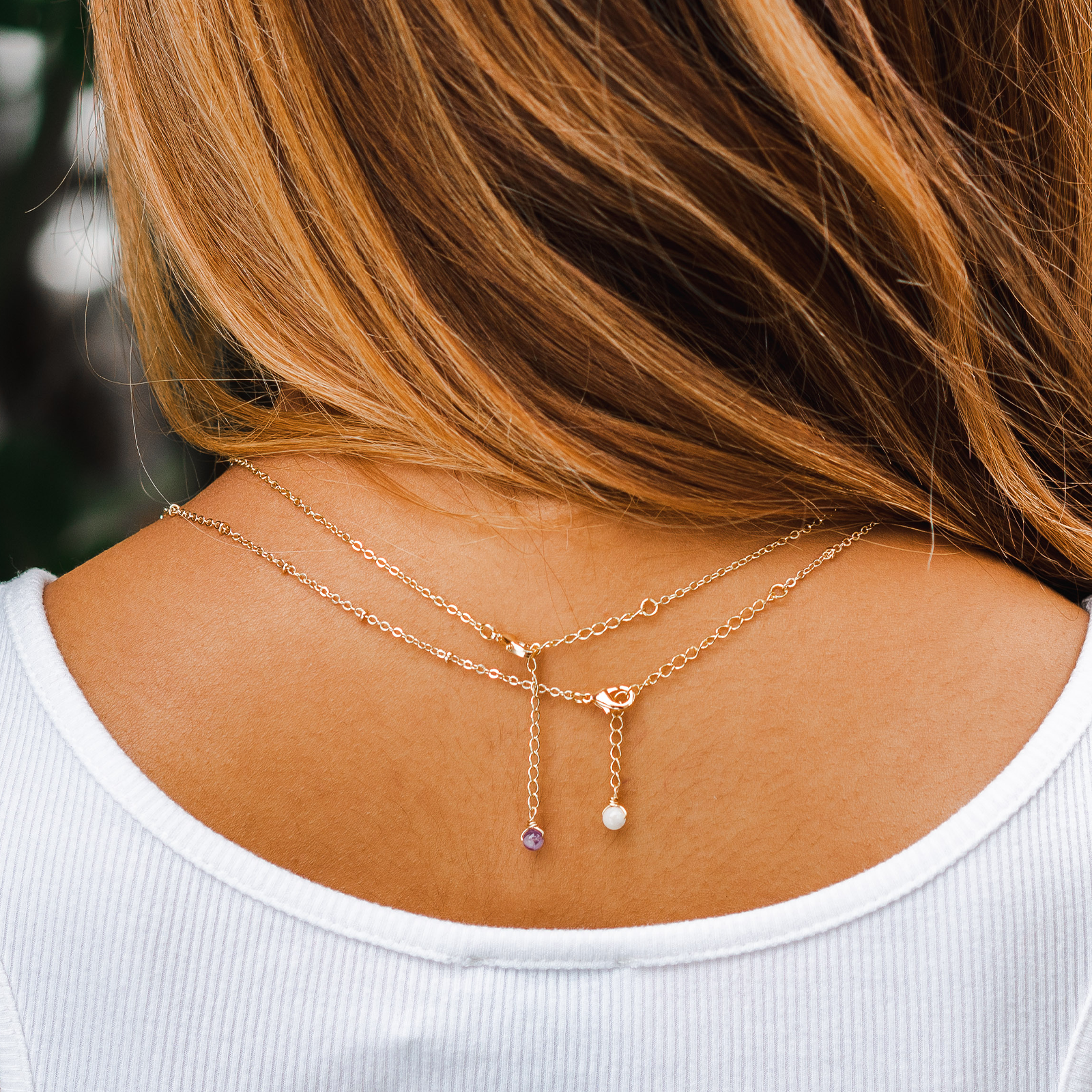 Lotus and Luna – wholesale Link & chain necklace – Gold Chain Necklace6