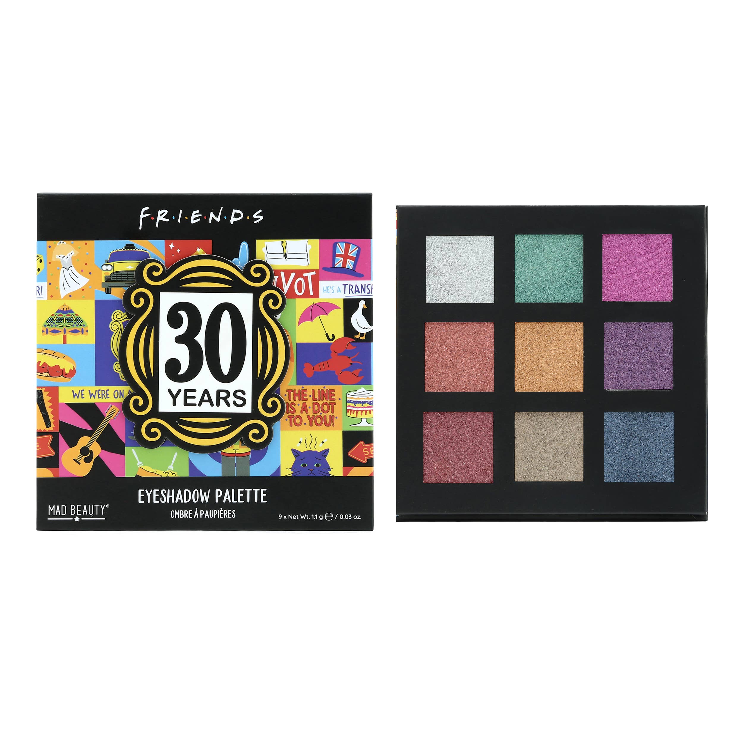 Mad Beauty USA LLC - Wholesale Eyeshadow Palette - Friends 30 Years Eyeshadow Palette1