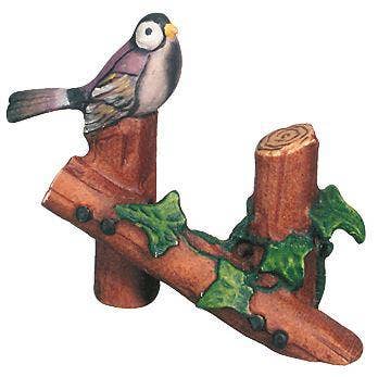 Dolfi - Wholesale Decorative Tabletop Object - Bird on the wooden fence 39550