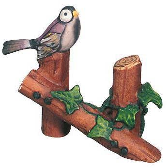 Dolfi - Wholesale Decorative Tabletop Object - Bird on the wooden fence 3955