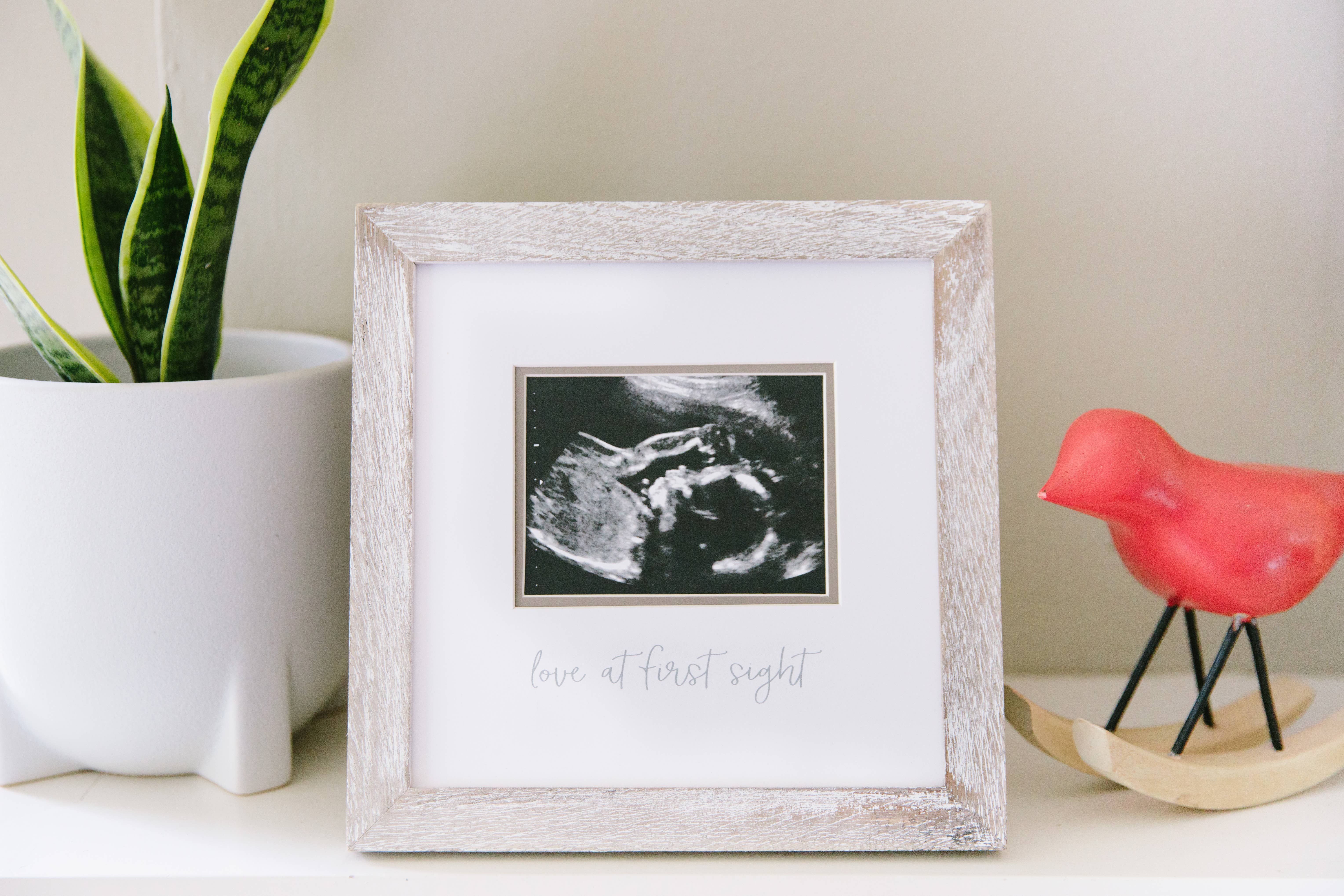 Pearhead - Wholesale Picture Frame - Kids & Baby - Rustic Sonogram Photo Frame3