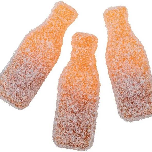 Orange Cola Bottles (Black Orange) 7.06lbs (3.2kg) for wholesale by Candy People USA