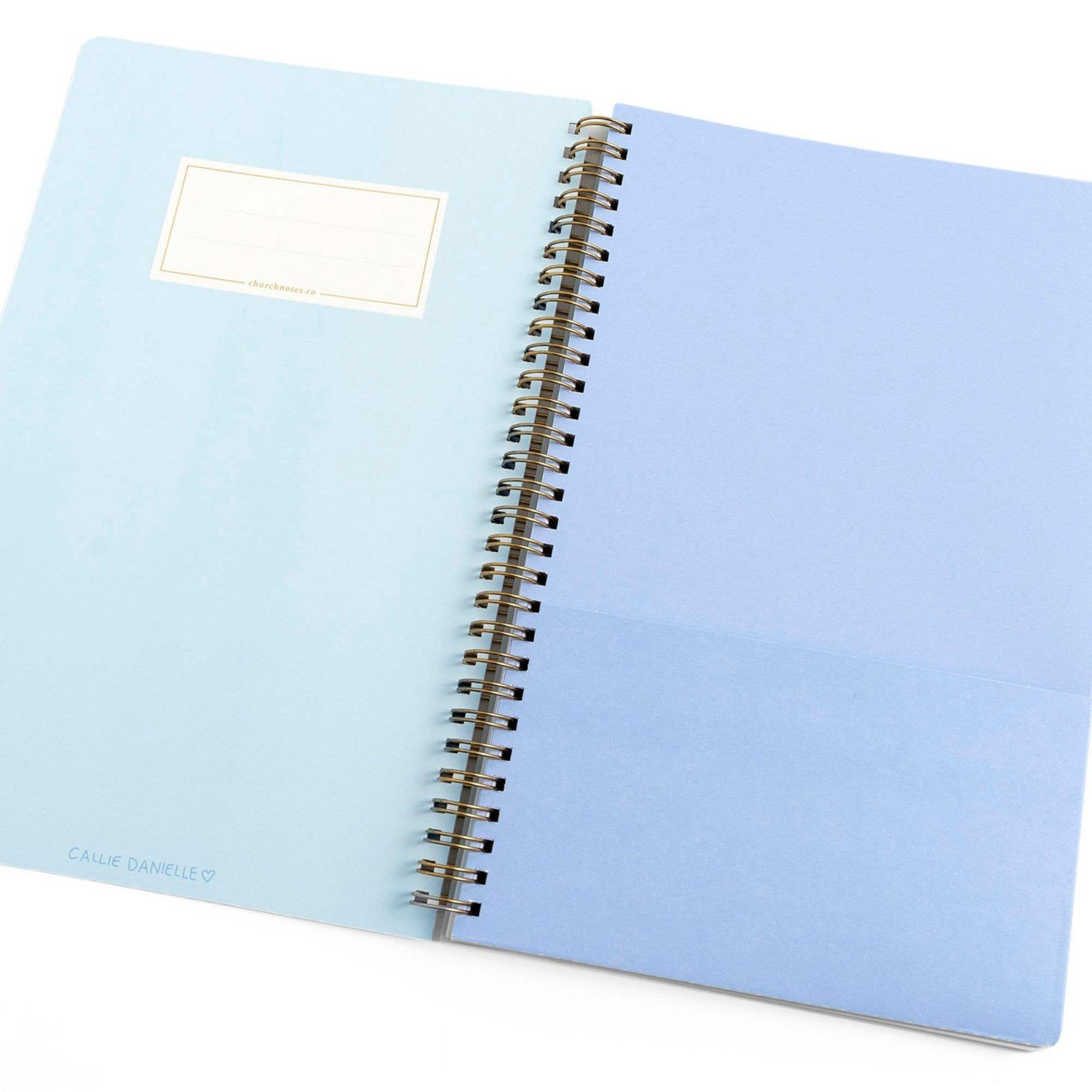 Church Notes Co. - Wholesale Notebook - Happy Icons Bible Study Notebook by Callie Danielle7