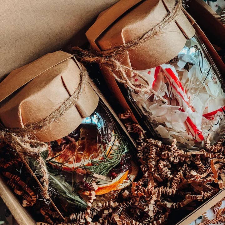 The Coppered Fern - Wholesale Potpourri - Mini Holiday Gift Set Simmer Potpourri