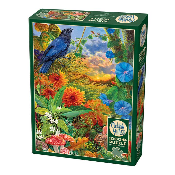 Woodland Gathering - 1000pc-Puzzle By Wava Jacobchick for wholesale by Outset Games and Cobble Hill Puzzles