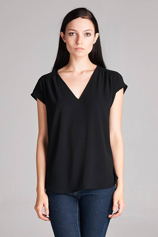 Caramela - Wholesale Blouse - Women's - CT1936-SK Women's Polyester Shirt0