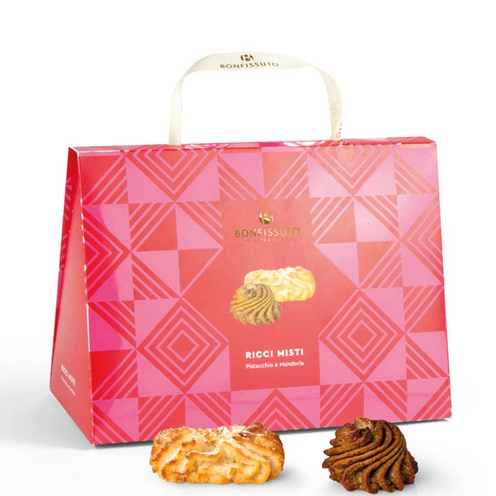 Ricci - Typische Siciliaanse koekjes met pistache- en amandelsmaak. voor wholesale door Bonfissuto