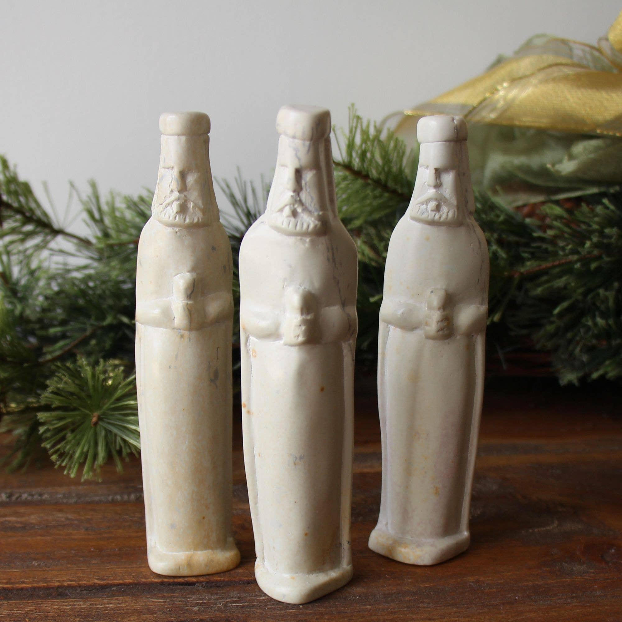 Global Crafts - Wholesale Nativity Scene Decor - Kenya Kisii Soapstone Nativity 12 piece Set2