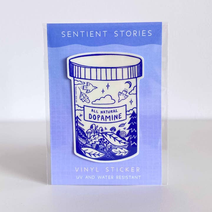 Sentient Stories - Wholesale Sticker - Vinyl Sticker - Dopamine1