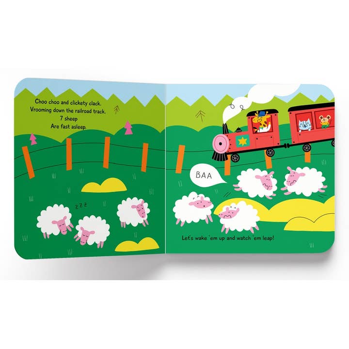 Independent Publishers Group - Wholesale Preschool Book (3-5) - Counting Train Track Choo Choo and Clickety Clack2