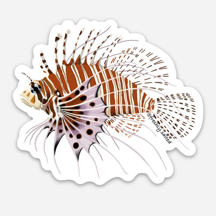 Hawaiian kalkon fiskklistermärke för wholesale av Freshly Salted LLC