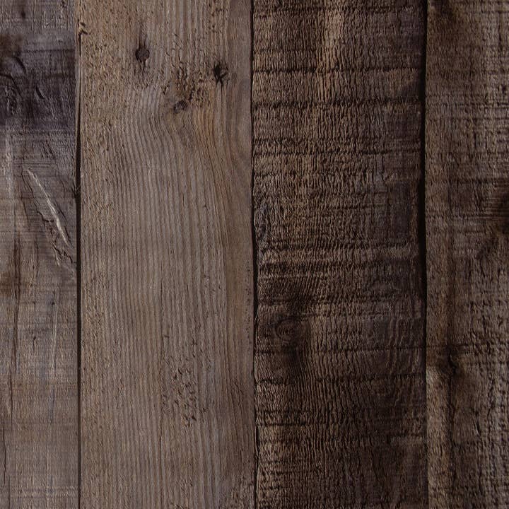 Distressed Wood Brown Planks Peel and Stick Self Adhesive Removable Wallpaper, Roll 18 ft. X 18 in. (5.5m X 45cm), 26.6 sq. ft. (2.5 sq. m) for wholesale by Dundee Deco
