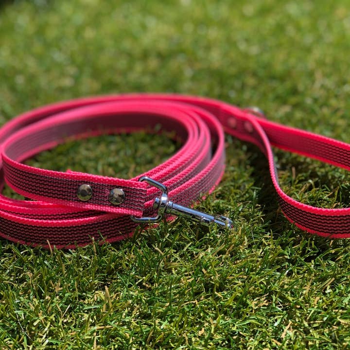 Dog Leash - Non-Slip Leash - Pink - Training - Tracking Line for wholesale by Four Paws Boutique