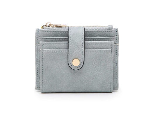 MiMi Wholesale - Wholesale Wallet - Women's - WL1904 Mini Snap Button Wallet & Cardholder w/ Zipper Pocket27