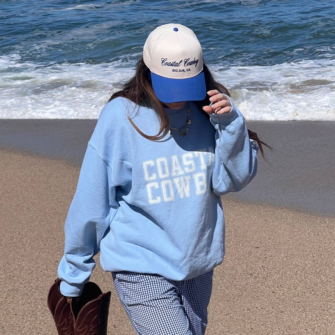 Coastal Cowboy - Wholesale Trucker Hat - Unisex - Big Sur Coastal Cowboy Blue Unisex Trucker Hat5