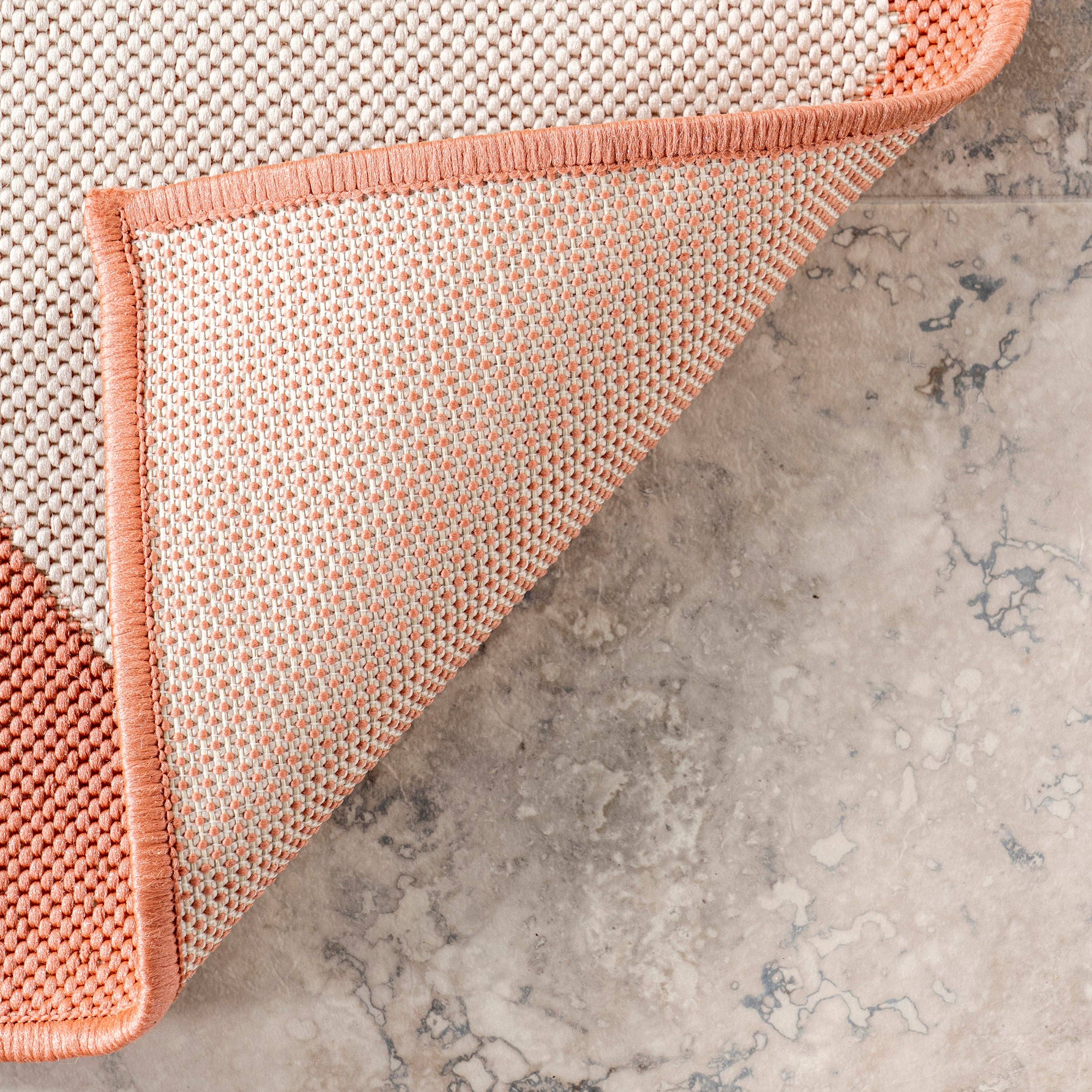 Beige Sabina Diamond Trellis Indoor/Outdoor Area Rug for wholesale on Faire22