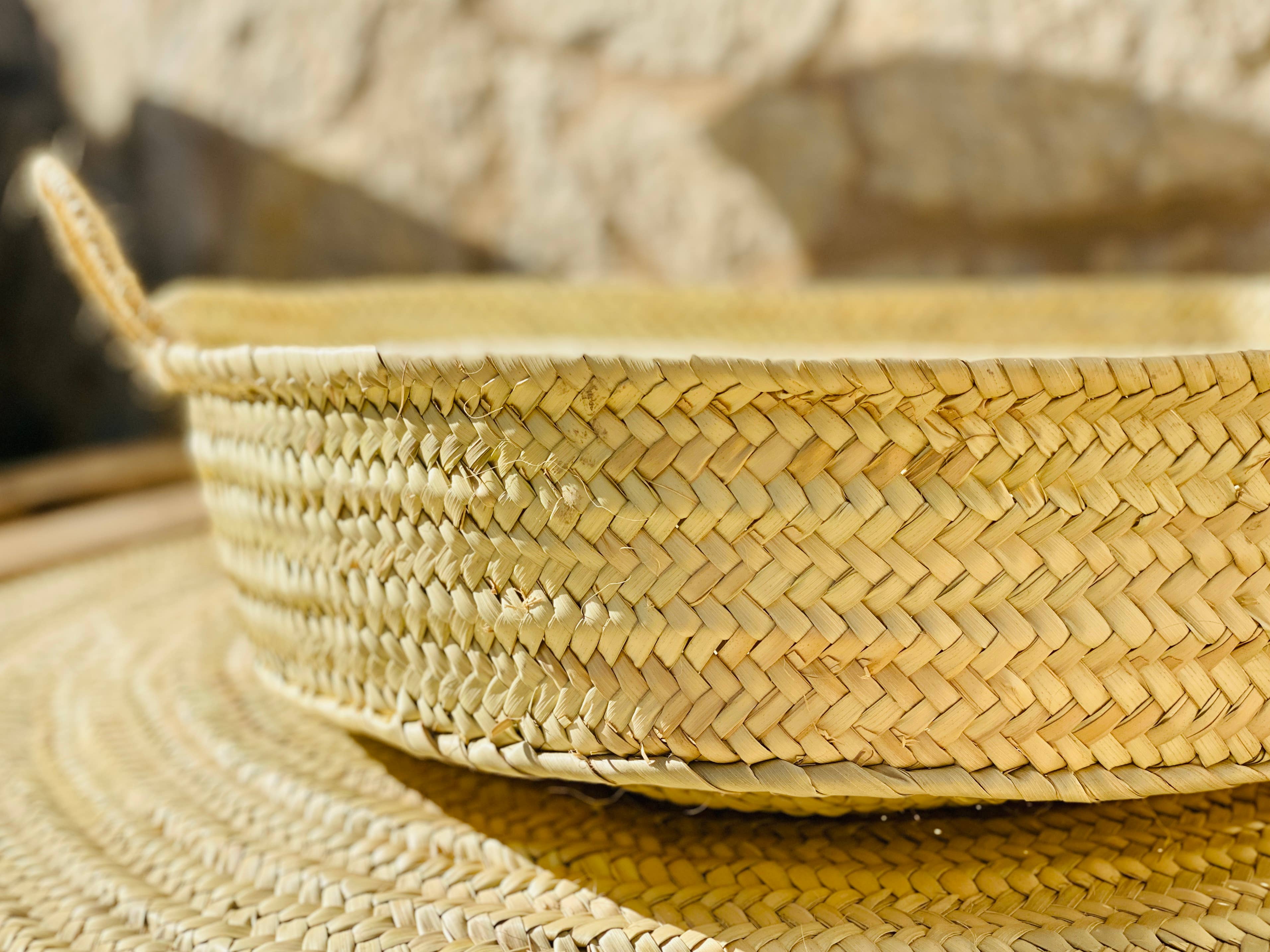 Maya Mallorca - Wholesale Decorative Tray - PALMA TRAY PITA HANDLE10