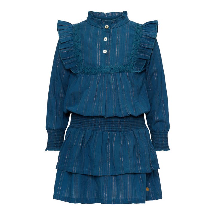 Abito Winslet - Blu di Prussia per la vendita all'ingrosso da parte di LE BIG