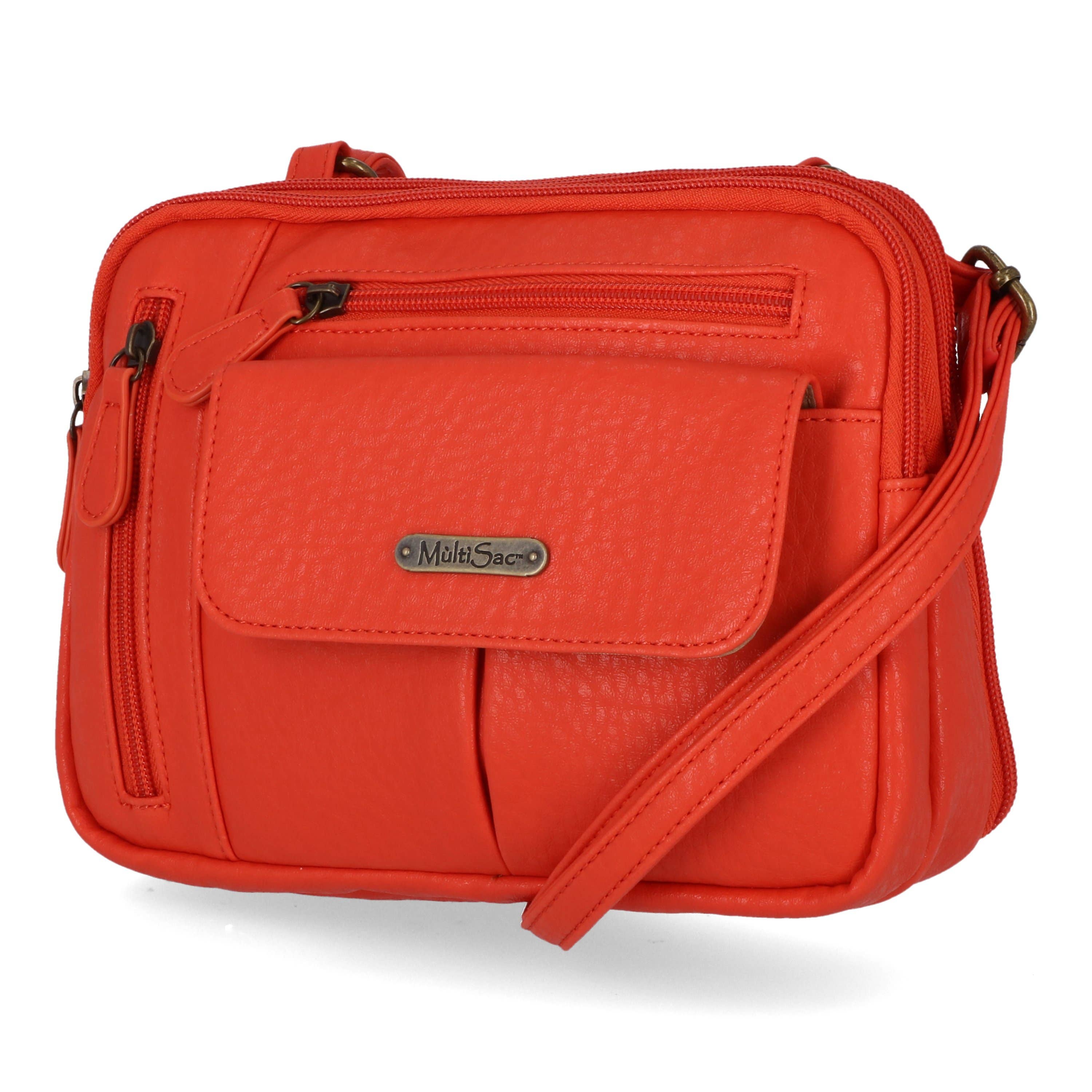 Multisac Handbags - Wholesale Crossbody Bag - Women's - Multisac Zippy Triple Compartment Crossbody8