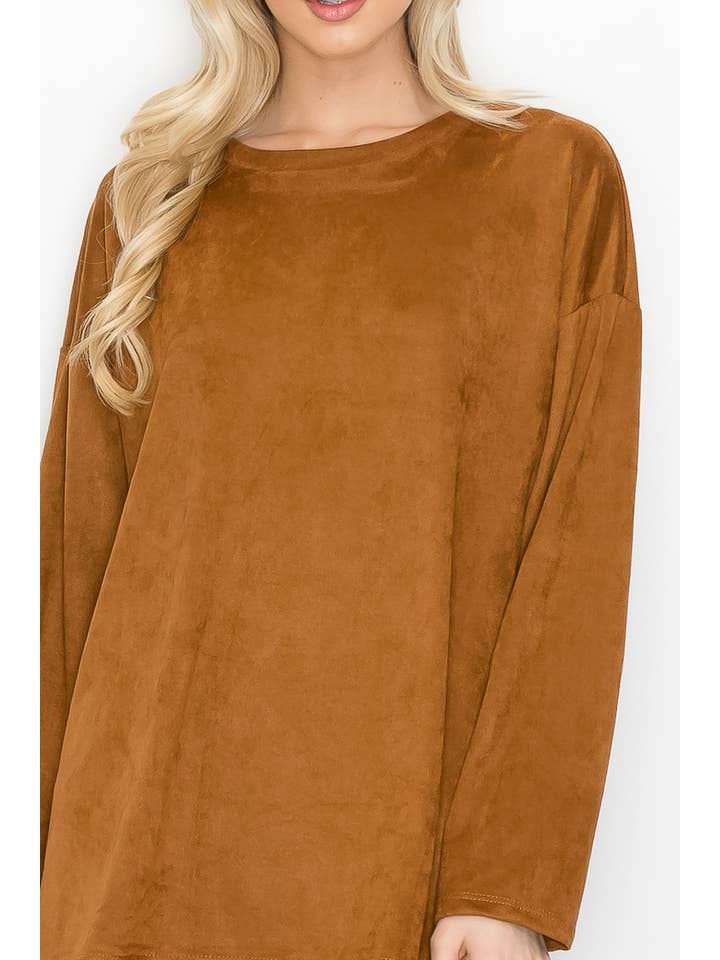 Joh Apparel - Wholesale Tunic - Women's - Adi Stretch Suede Top20